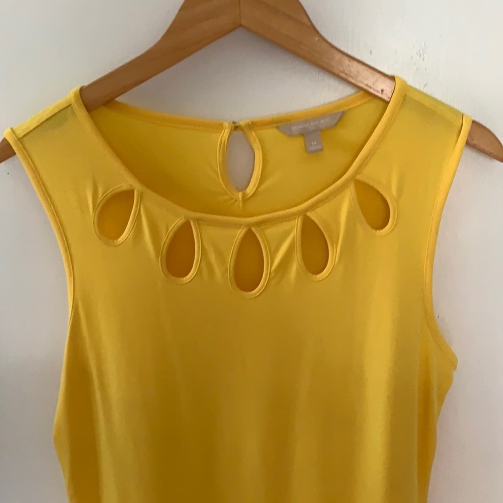 Yellow Banana Republic blouse